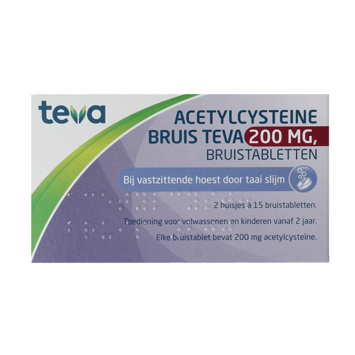 New Teva Acetylcysteine 200mg