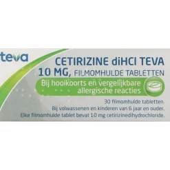 Teva Cetirizine diHCl 10mg