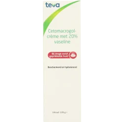 Teva Cetomacrogolcreme 20% vaseline
