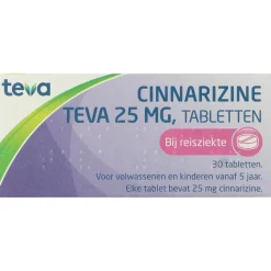 Teva Cinnarizine 25mg