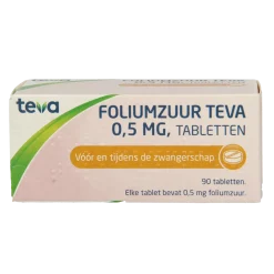 Teva Foliumzuur 0.5mg