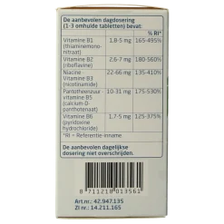 Teva Vitamine B complex bruin los