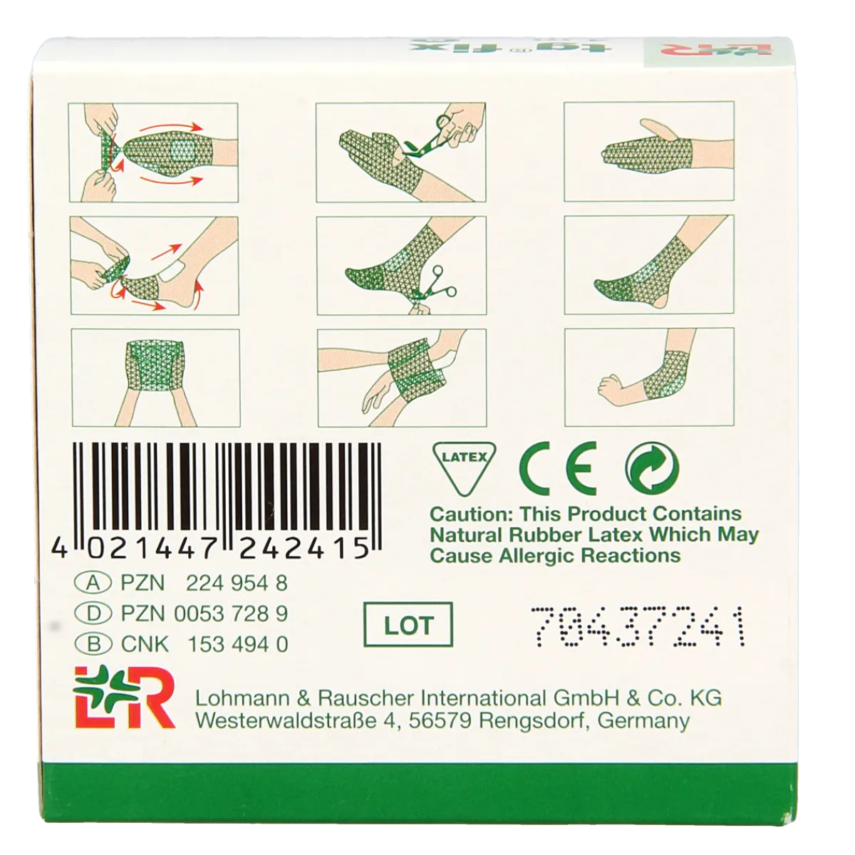 Clearance TG Fix netverband B rekbaar 4 meter vinger/hand/voet