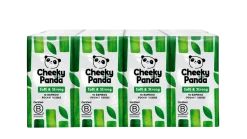 Sale The Cheeky Panda Bamboo zakdoekjes 8 x 10 stuks