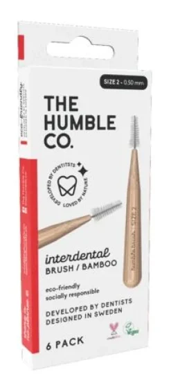 Clearance The Humble Co Interdental borstel 0.50 mm rood