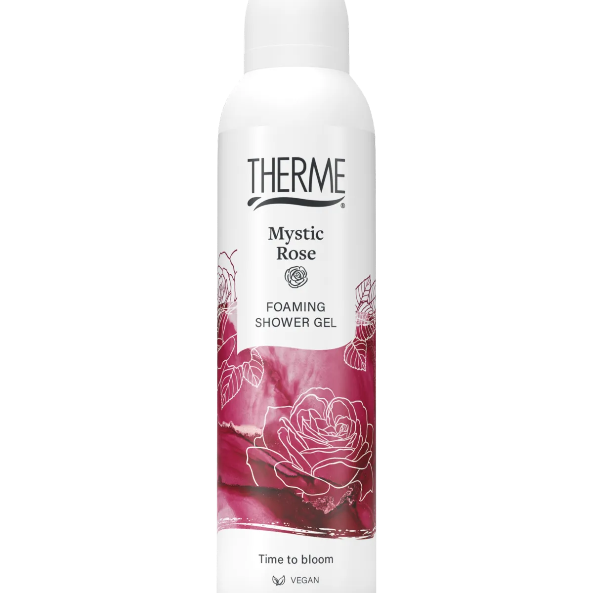 Therme Mystic rose foam showergel