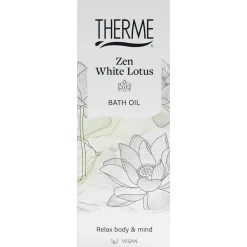 Sale Therme Zen white lotus bath oil