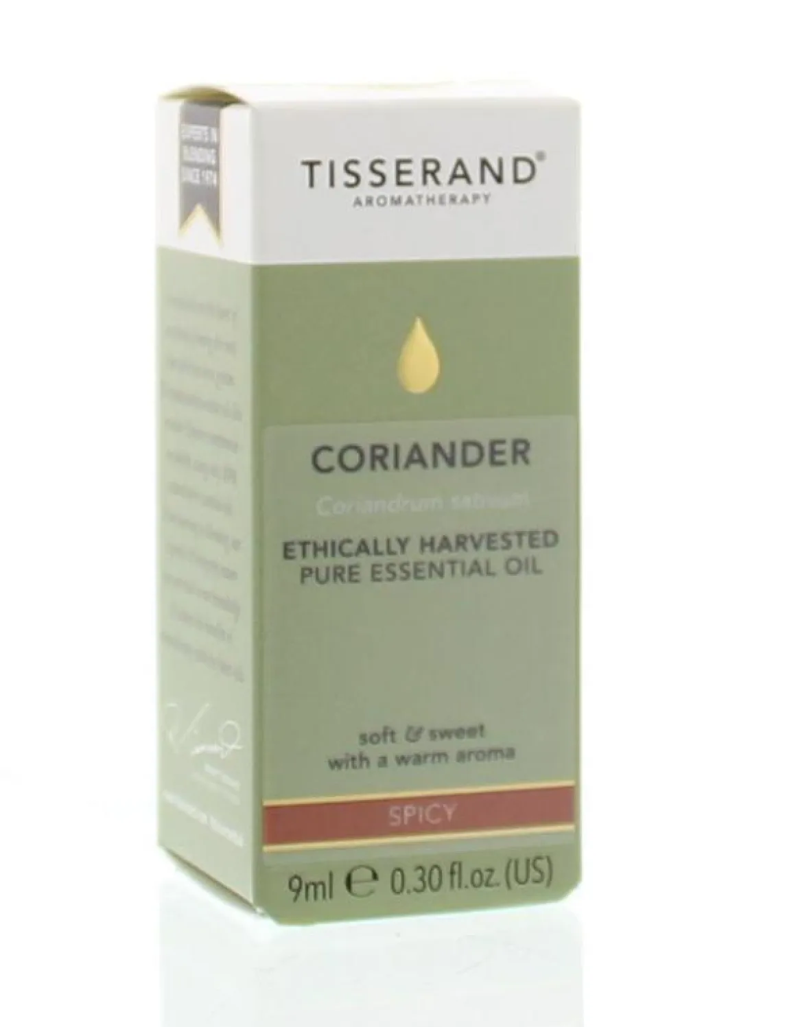 Tisserand Coriander ethically harvested