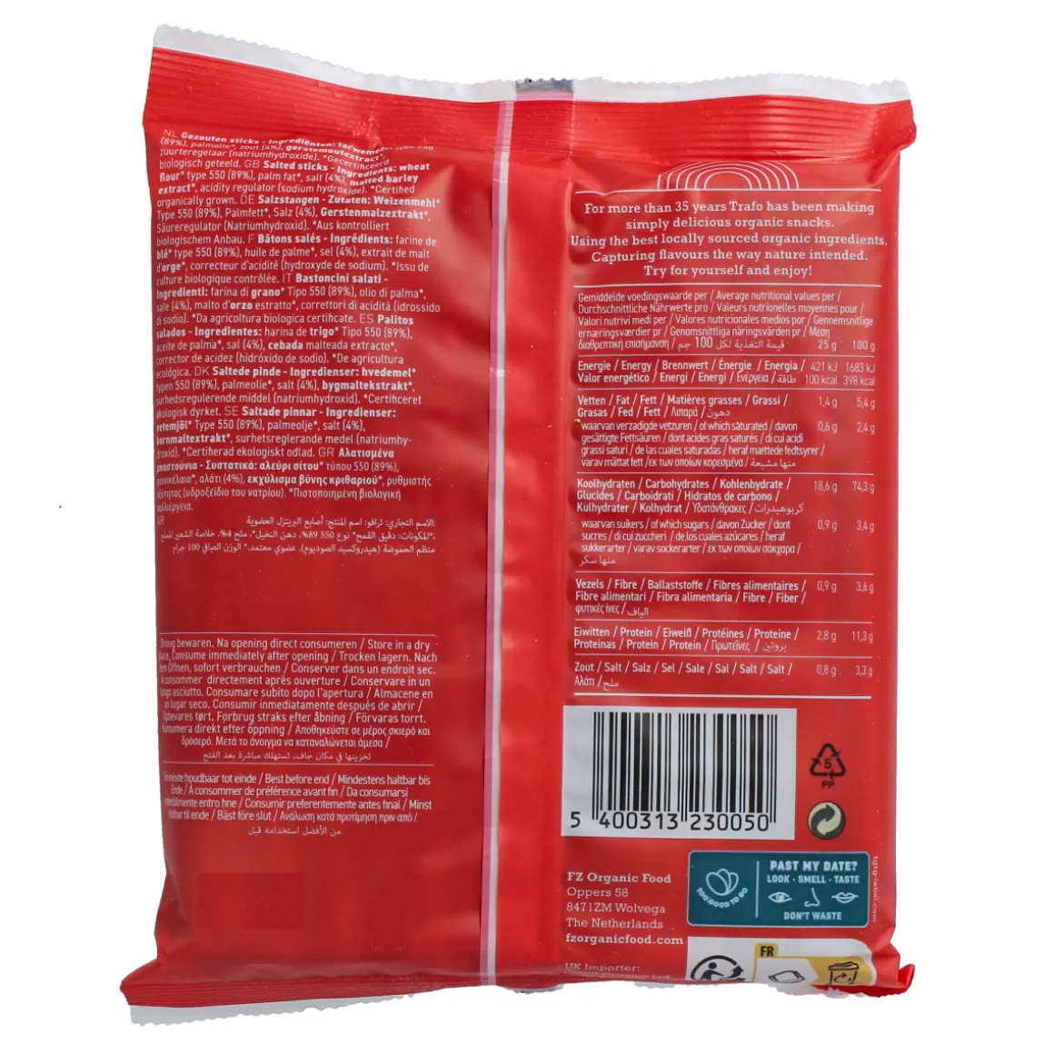 Trafo Pretzel sticks bio
