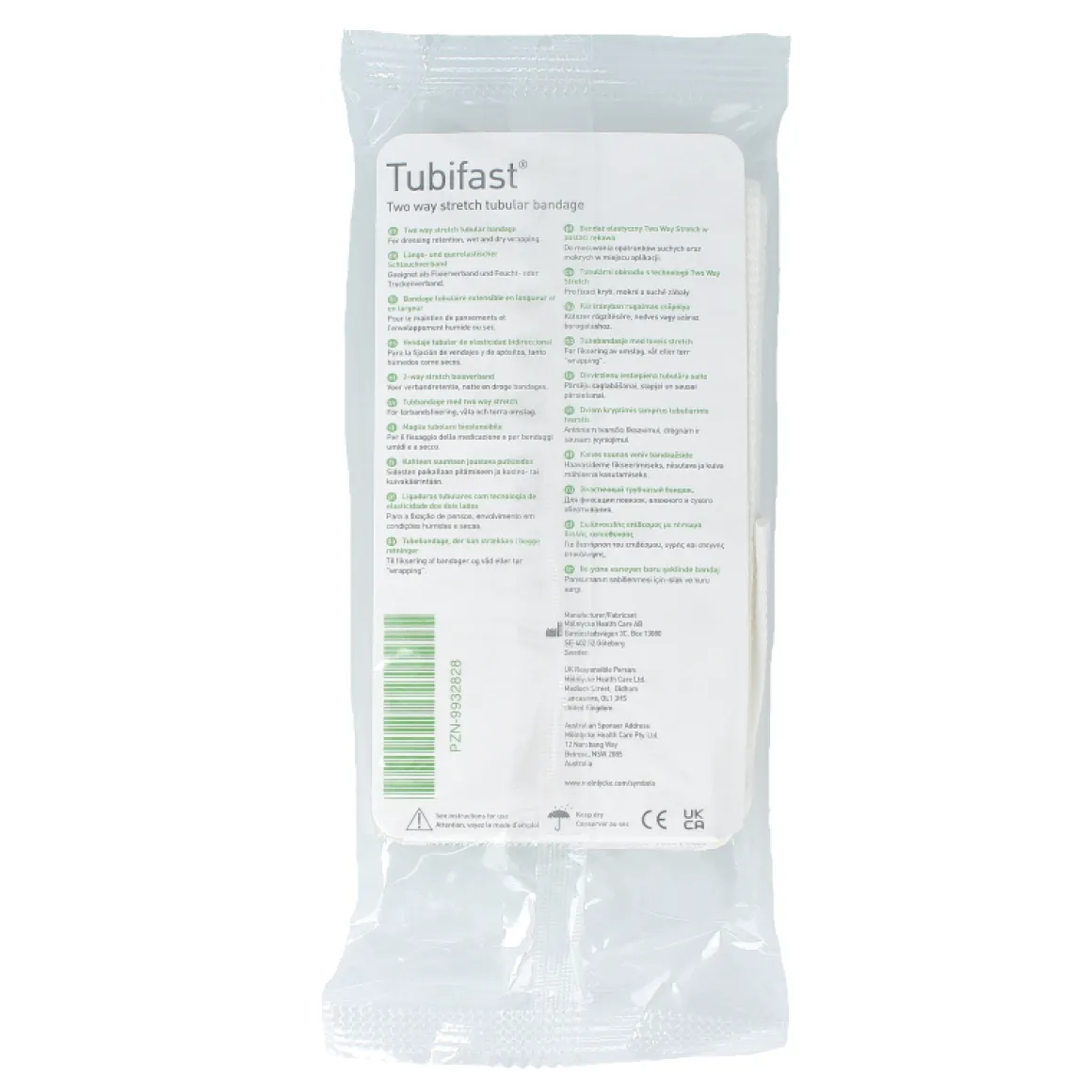 Tubifast Groen M 1 meter