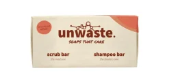 Unwaste Duopack coffee scrub & shampoo bar