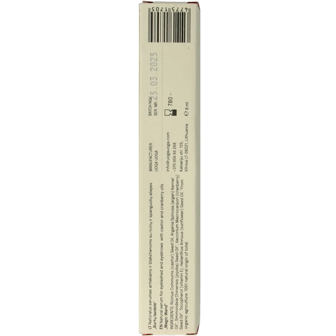 Uoga Uoga Natural serum for eyebrows & eyelashes magic wand