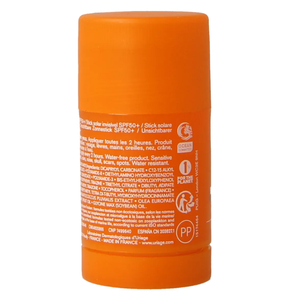 Uriage Bariesun SPF50+ stick invisible glow