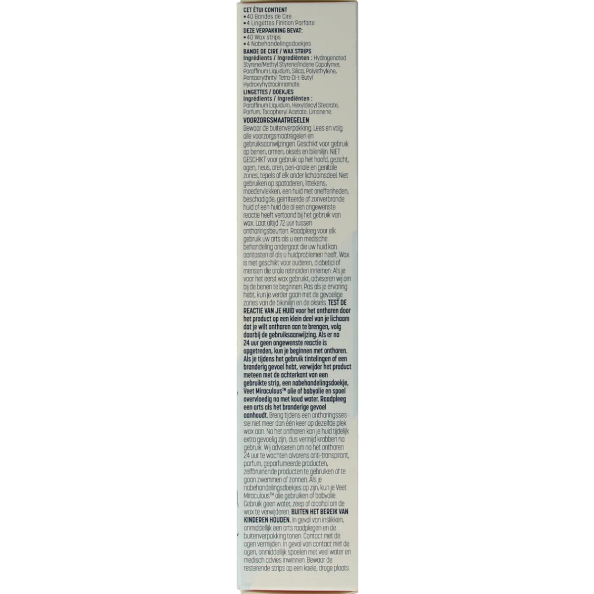 Discount Veet Minima waxstrip benen