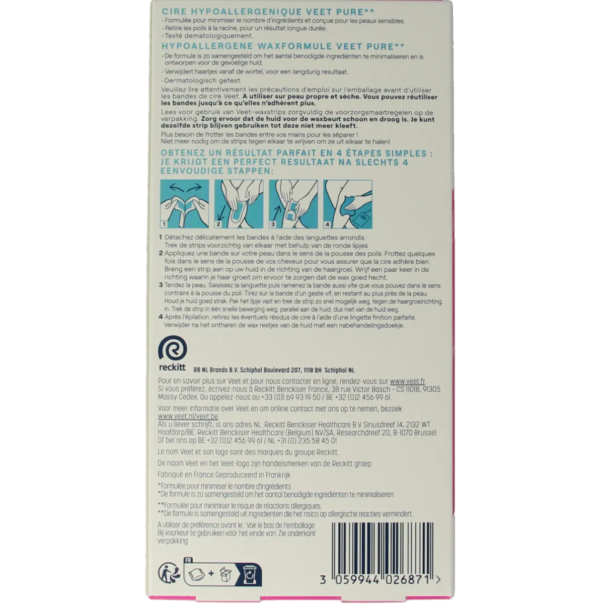 Discount Veet Minima waxstrip benen