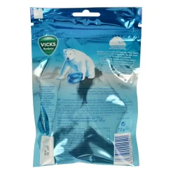 Hot Vicks Blue menthol suikervrij bag