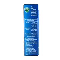 New Vicks Sinex aloe neusspray