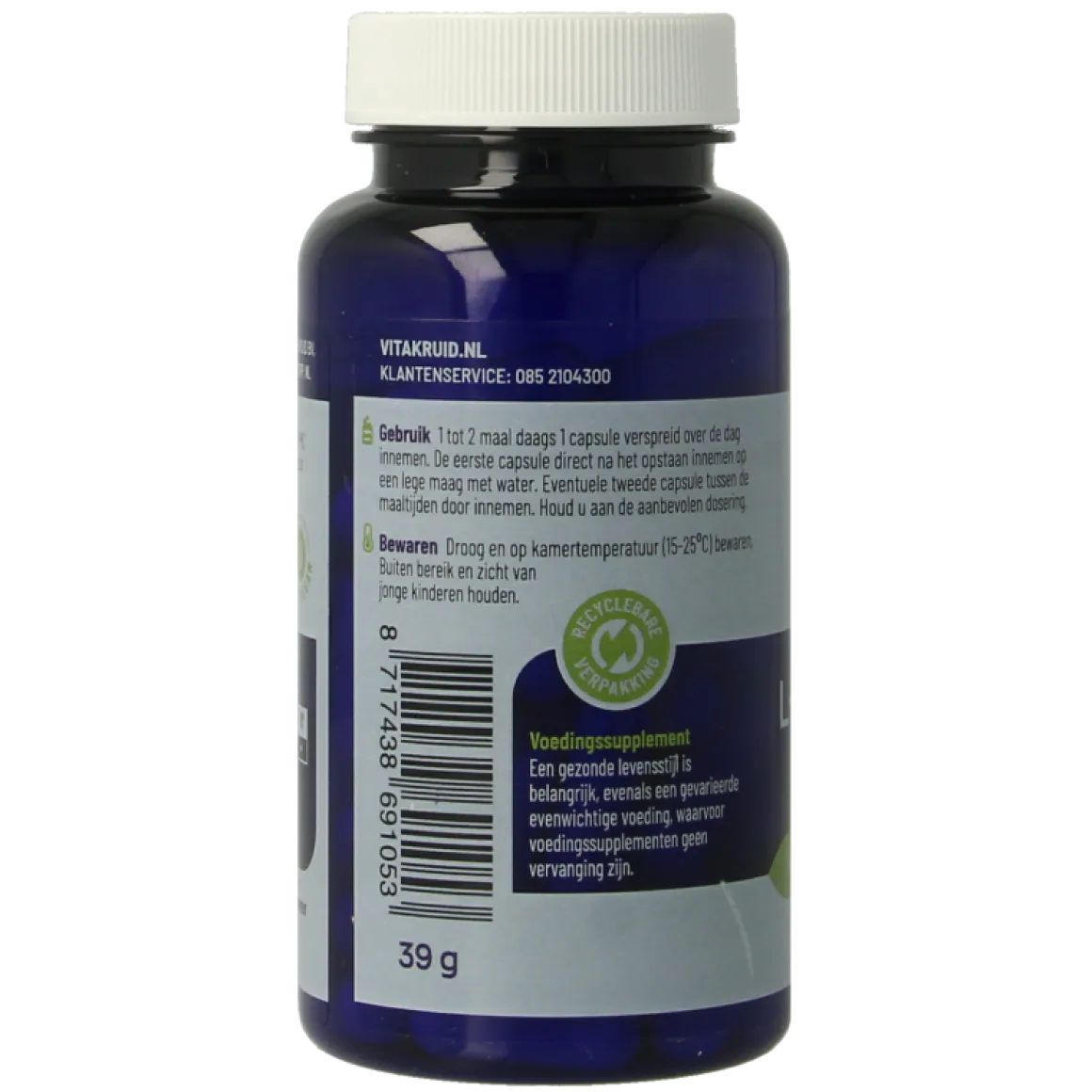 Vitakruid L-Tyrosine 500mg uit fermentatie