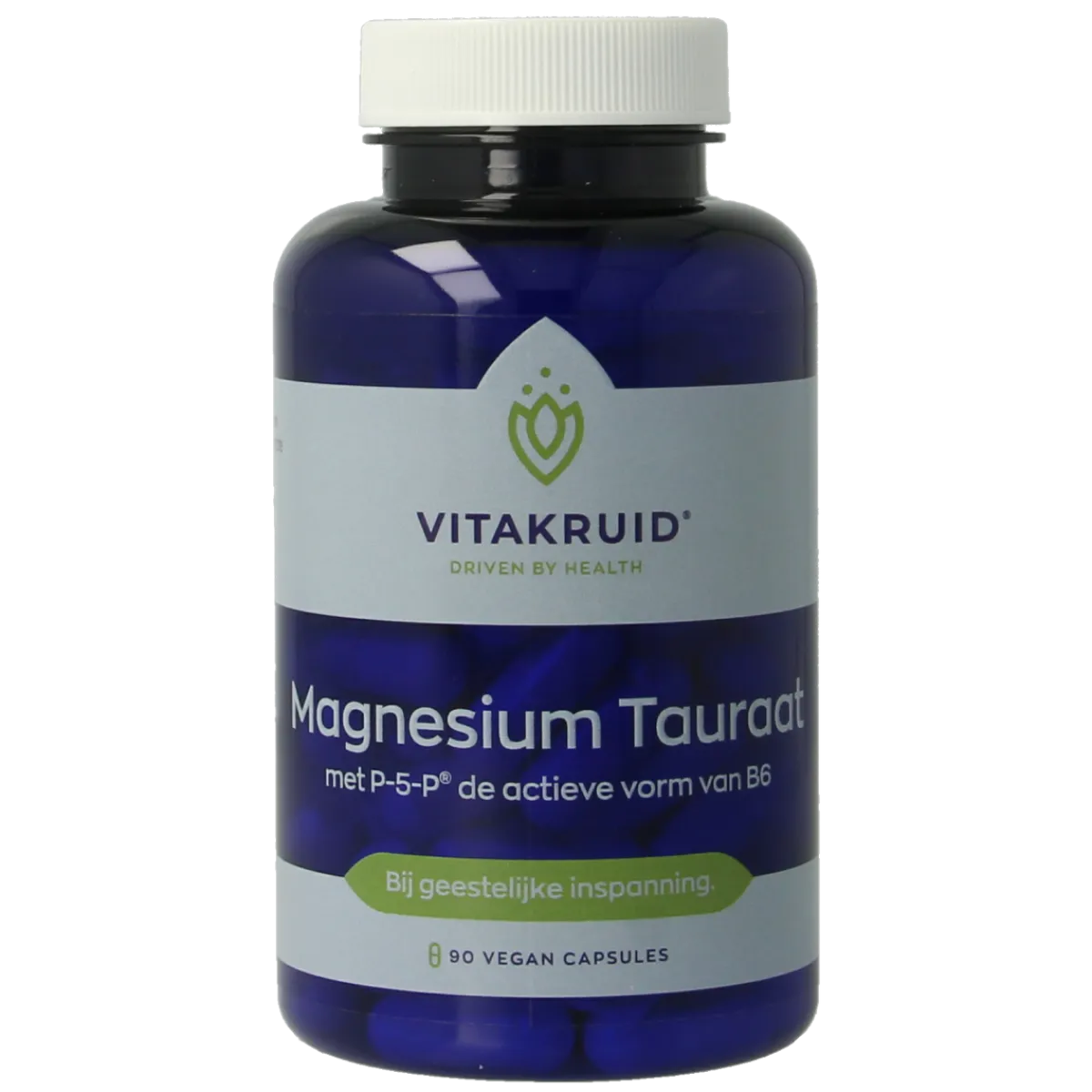 Clearance Vitakruid Magnesium Tauraat met Vitamine B6 (P-5-P)