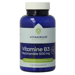 Vitakruid Vitamine B3 Niacinamide 500 mg Flush Free