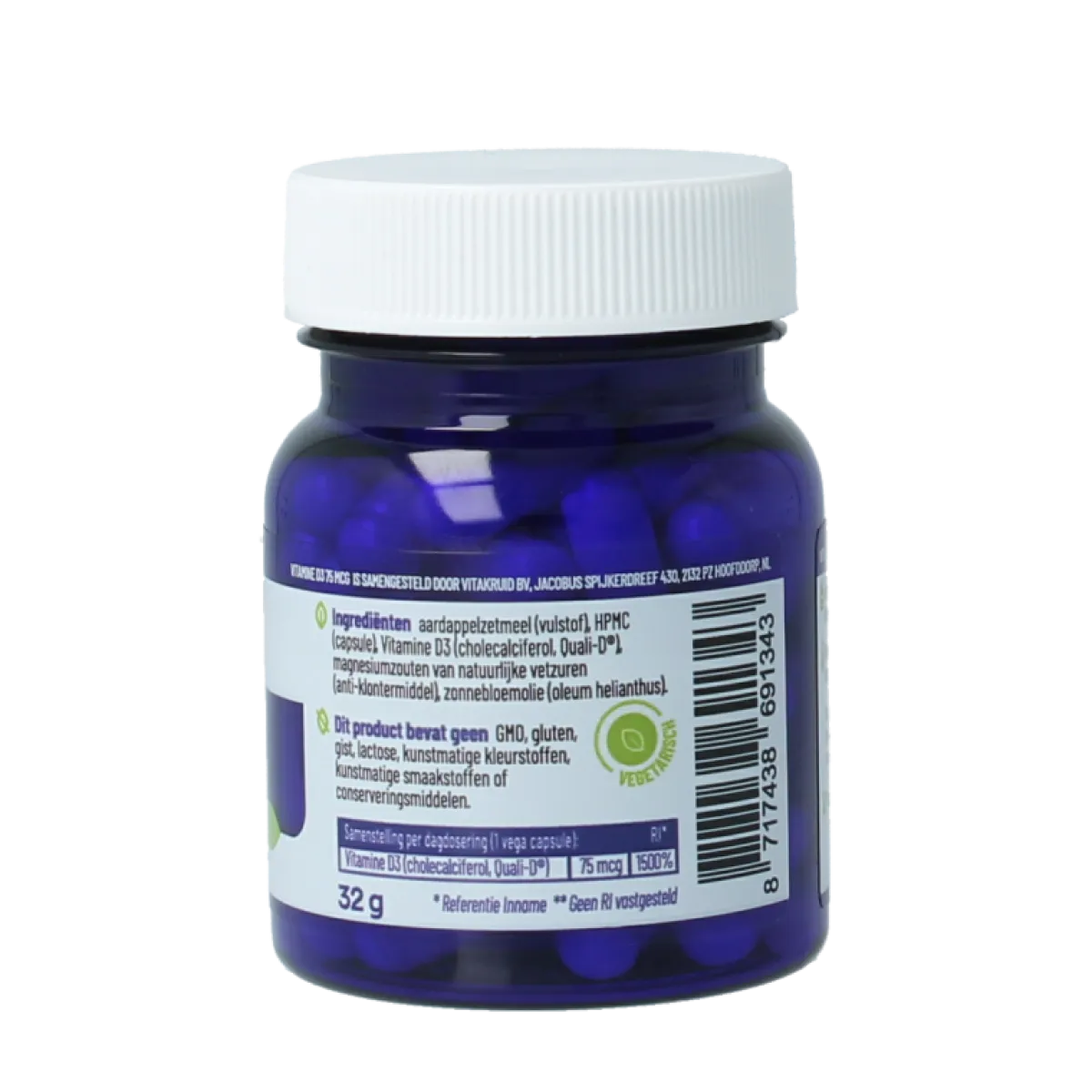 Vitakruid Vitamine D3 75 mcg / 3000 IE