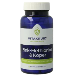 Vitakruid Zink Methionine & Koper Gluconaat