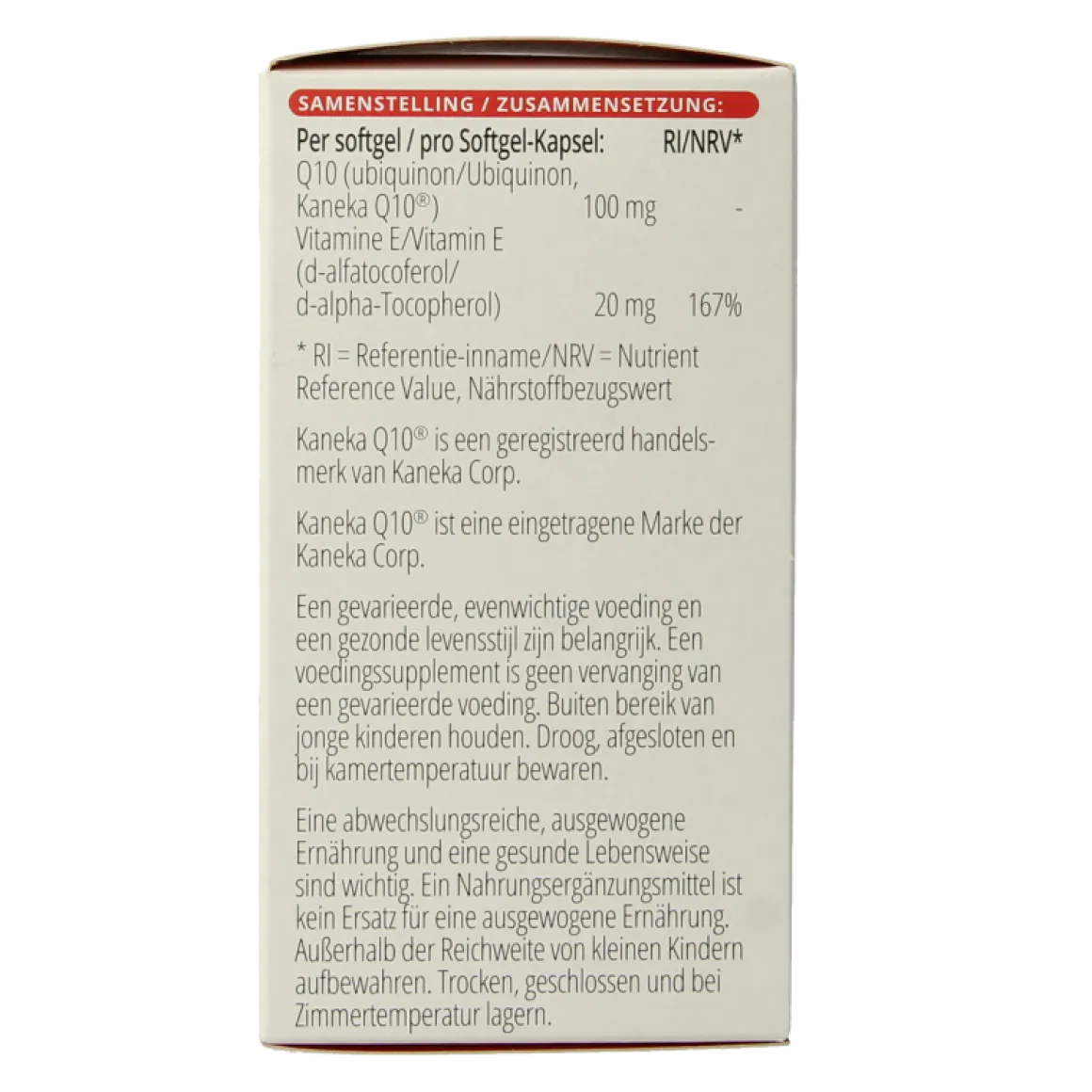 Vitals Q10 100 mg
