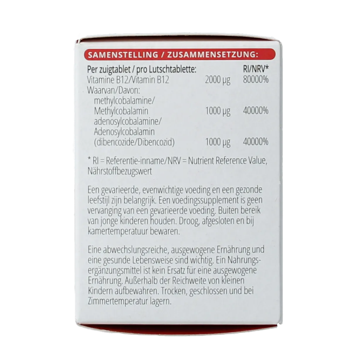 Sale Vitals Vitamine B12 2000 mcg