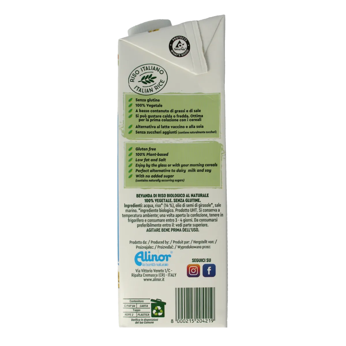Hot Vitariz Rice drink natural bio