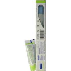 Vitis Orthodontic access borstel met sample tandpasta