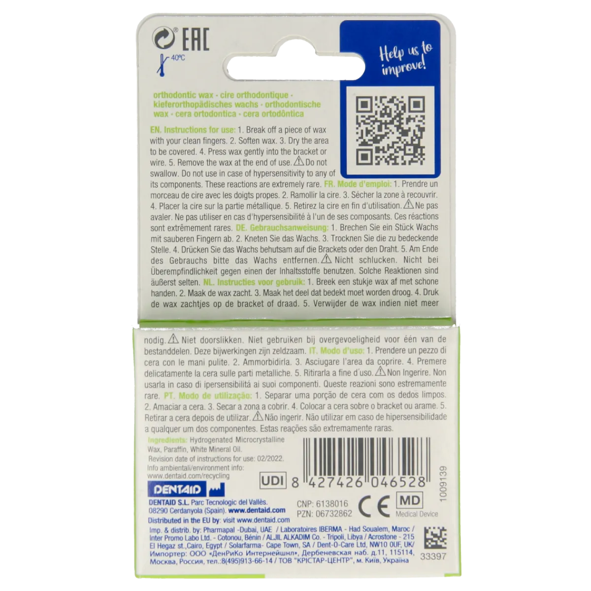 Hot Vitis Orthodontic wax
