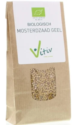 Vitiv Geel mosterdzaad bio
