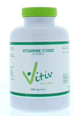 Hot Vitiv Vitamine C1000 zuurvrij