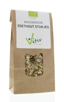 New Vitiv Zoethoutstukjes bio