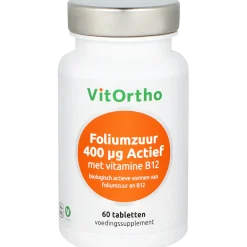 VitOrtho Foliumzuur 400 mcg met vitamine B12
