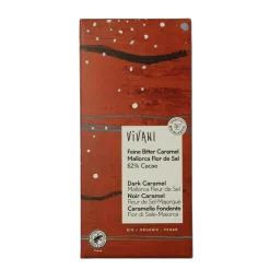 Vivani Chocolade puur caramel zeezout 62% bio