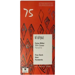 Hot Vivani Chocolade puur 75% kokosbloesemsuiker bio