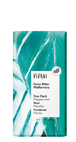 Vivani Chocolade puur met pepermunt bio