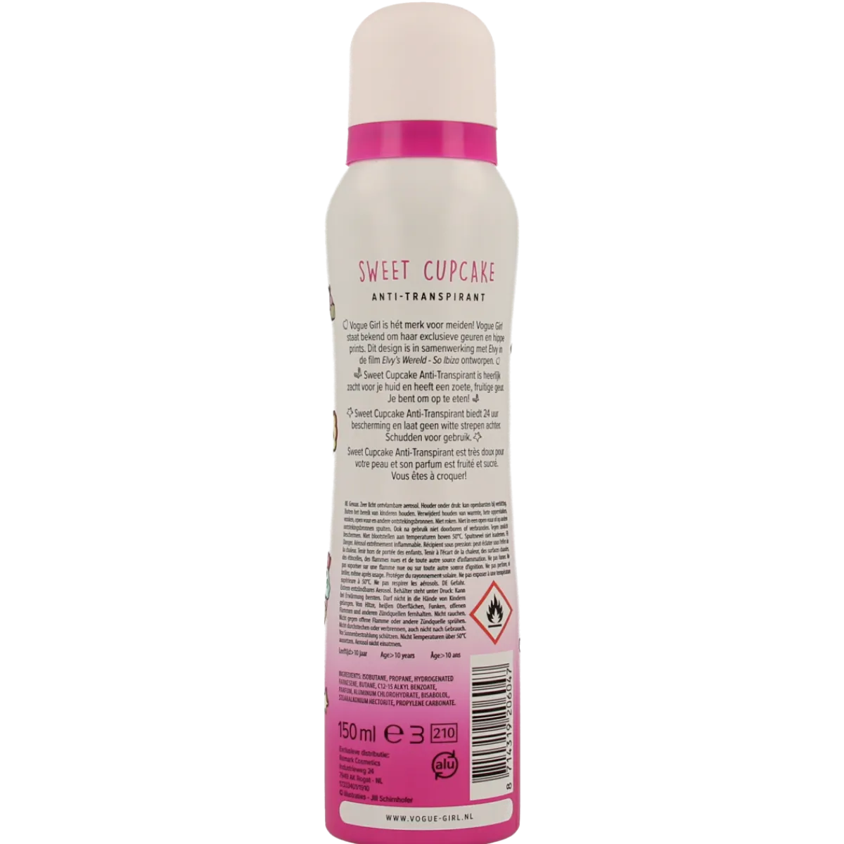 Outlet Vogue Girl deodorant sweet cupcake
