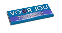 Voor Jou! Wensreep melkchocolade thanks
