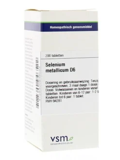 VSM Selenium metallicum D6