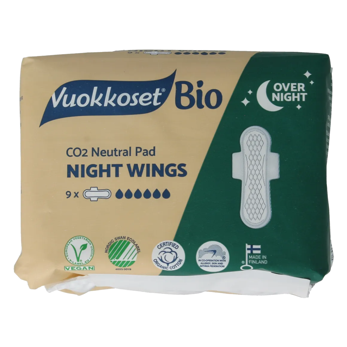 Vuokkoset Bio Maandverband night wing
