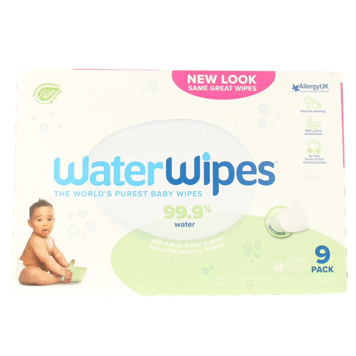 Outlet Waterwipes Snoetendoekjes 9-pak