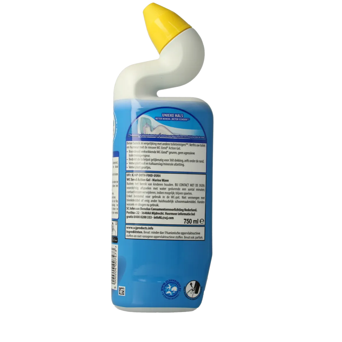 WC Eend Toiletreiniger action gel marine wave