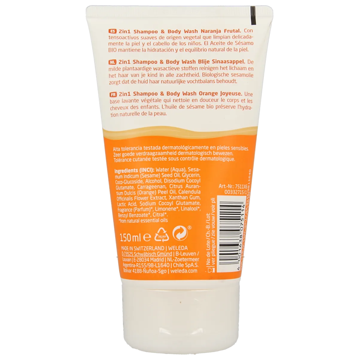 Best Weleda Kids 2-in-1 shampoo & bodywash blije sinaasappel