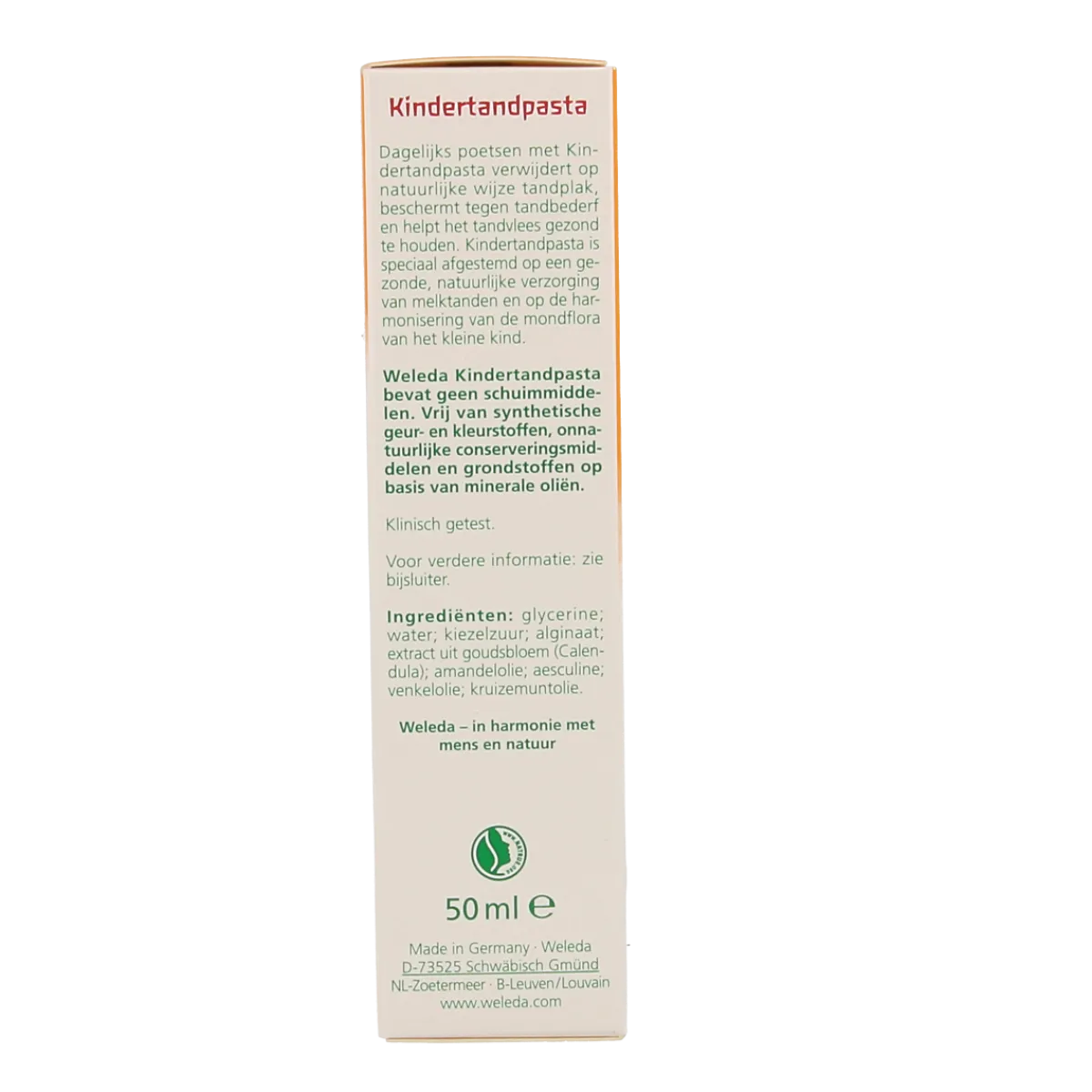 New Weleda Oral care kinder tandpasta
