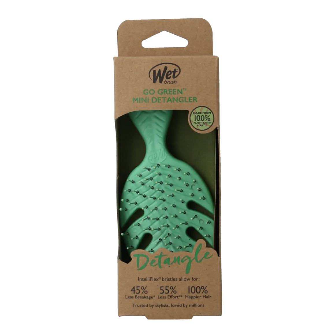 Wet Brush Go green detangler green mini