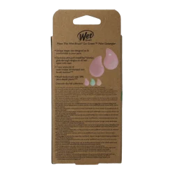 Wet Brush Go green palm detangler pink water
