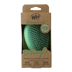 Wet Brush Go green palm detangler green tea tree oil