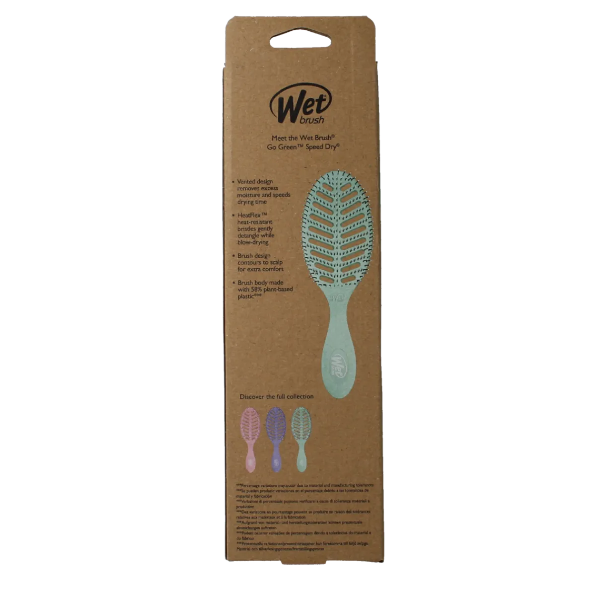 Discount Wet Brush Go green speed dry green